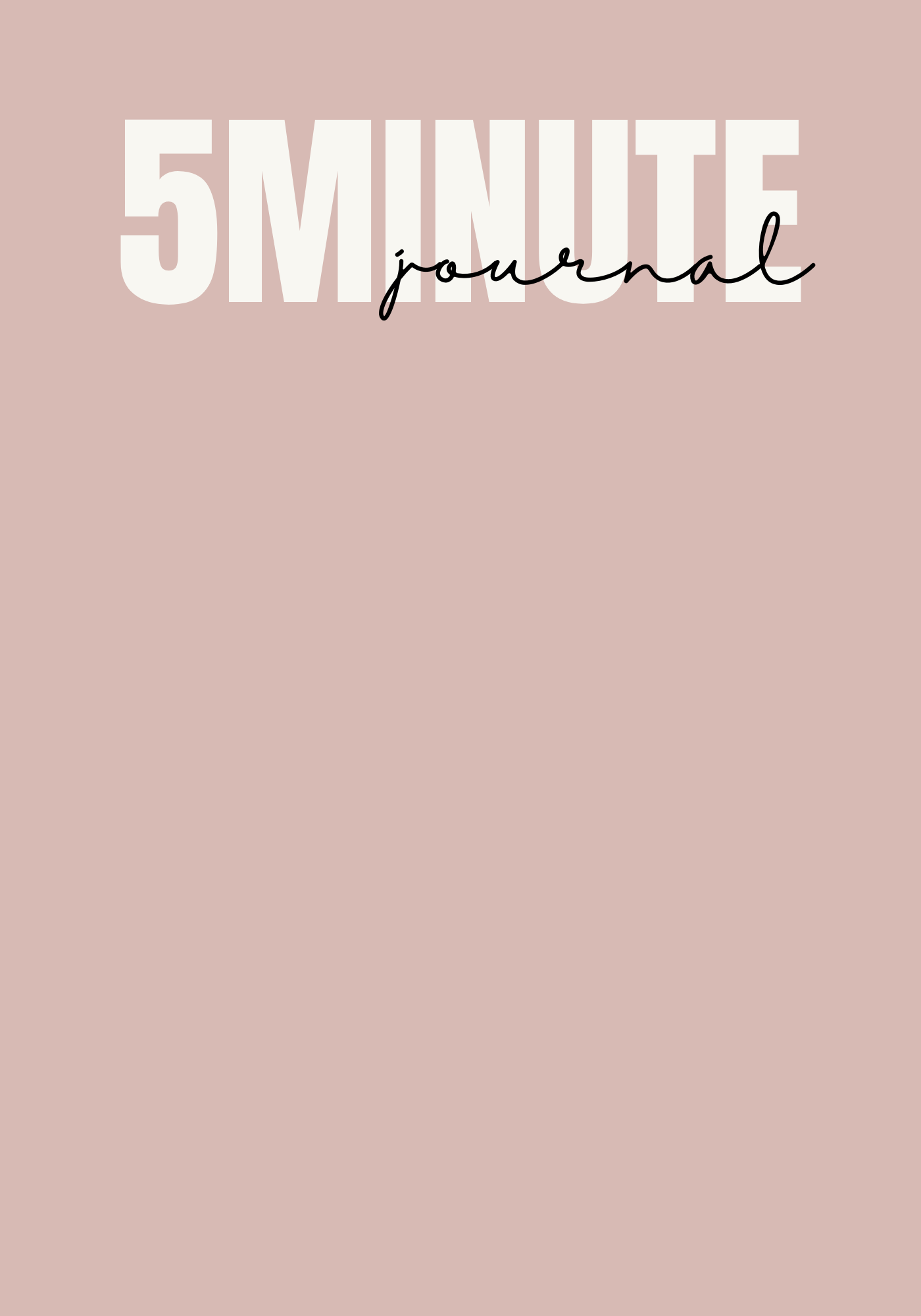 5 Minute Journal